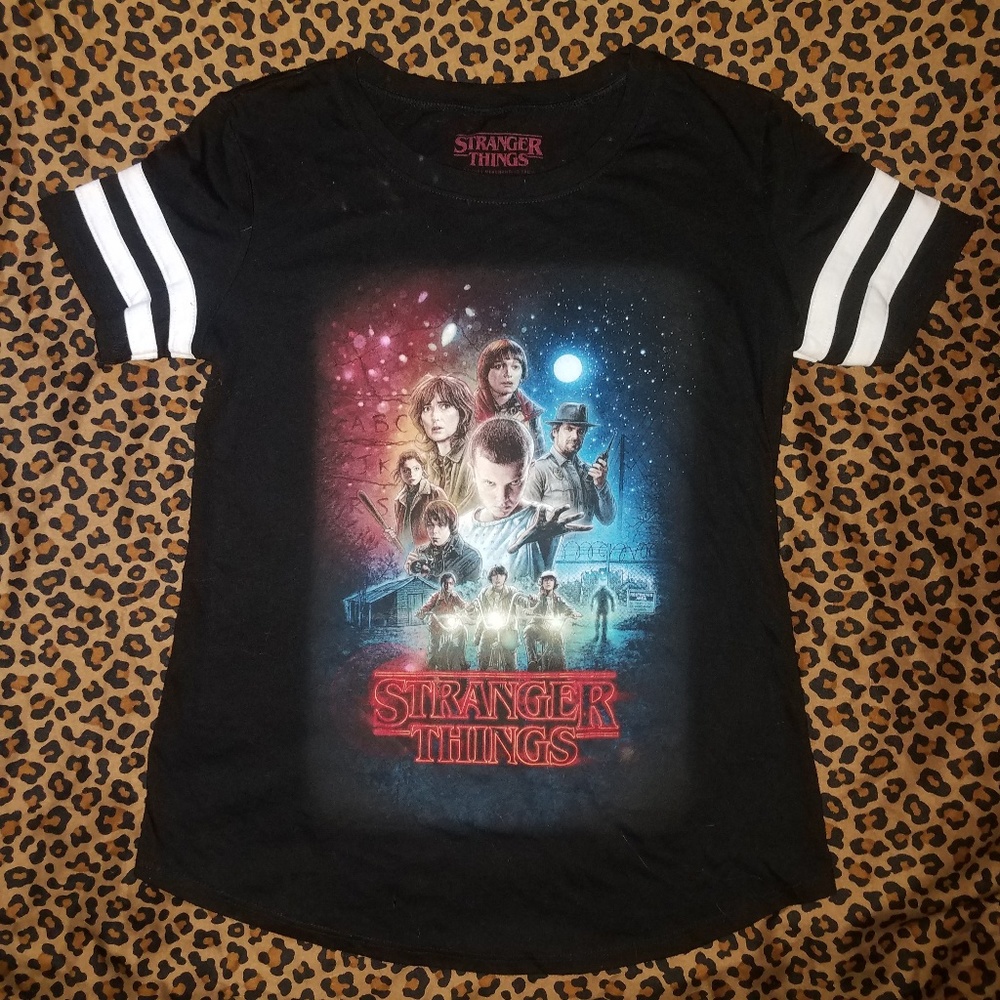 Stranger Things Ringer Baseball Tee
